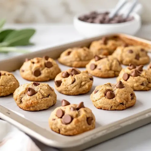 Gluten Free Nut Free Desserts for Beginners That Actually Taste Good 13 banana chocolate chip muffin cookies recipe card