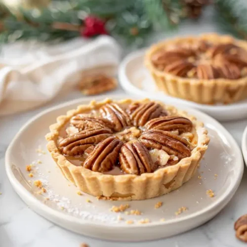 The Ultimate Gluten And Dairy Free Desserts For Christmas Everyone Will Love 19 gluten free maple pecan tartlets coconut crust recipe card