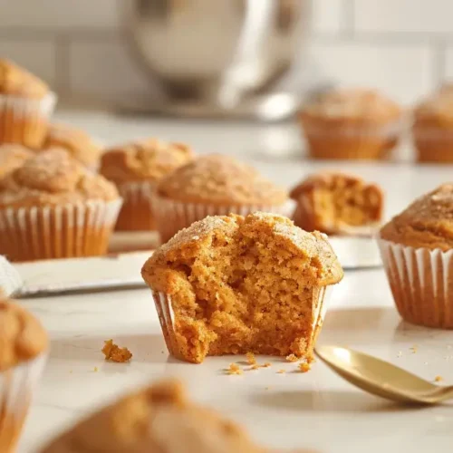 The Best Almond Flour Gluten Free Desserts (Easy & Nutritious) 19 almond flour pumpkin muffins recipe card