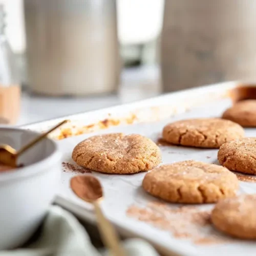 The Best Almond Flour Gluten Free Desserts (Easy & Nutritious) 13 almond flour snickerdoodles grain free recipe card