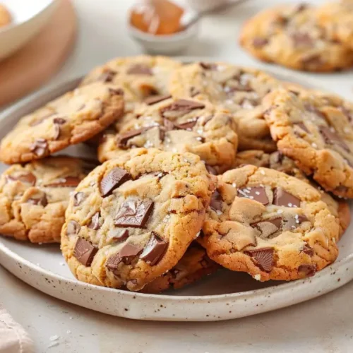 The Best Gluten Free Sugar Free Desserts for a Healthy Sweet Tooth 13 Chocolate chip cookies (monk-fruit sweetened) with golden edges and melted chocolate.