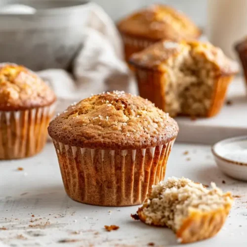 The Best Gluten Free Sugar Free Desserts for a Healthy Sweet Tooth 31 coconut flour banana muffins recipe card