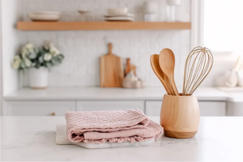 The Ultimate Guide to Easy Gluten-Free Desserts 14 Cozy Texas kitchen counter with gluten-free baking tools in soft morning light.